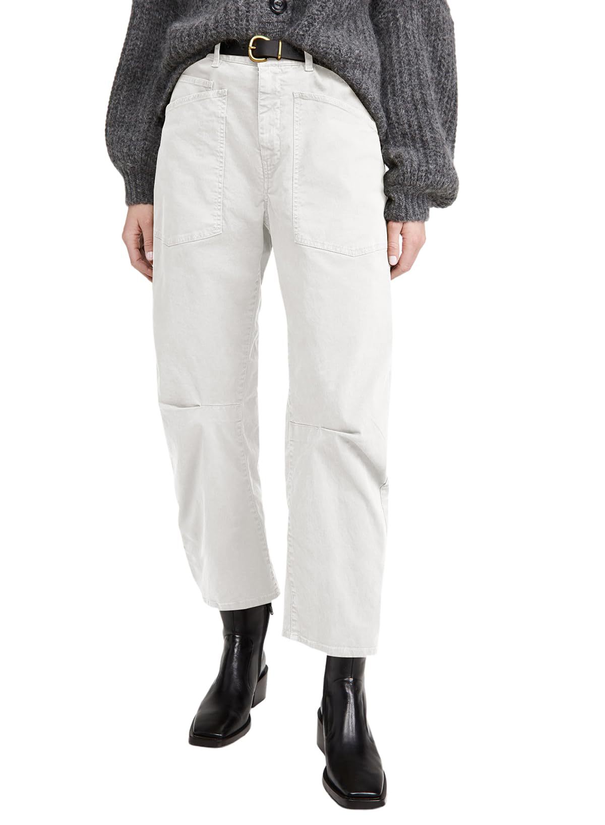 Fashionable Washed High-Waist Jeans For Women